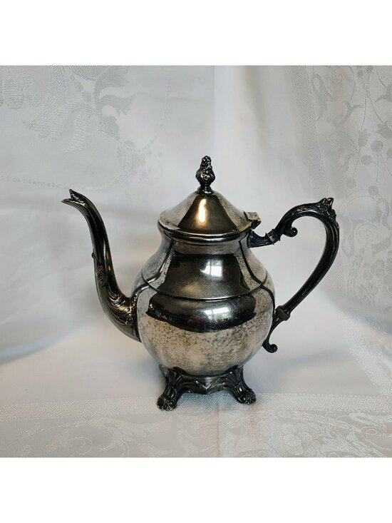 FB Rogers Other - Vintage FB Rogers Silver Co. Silverplate Coffee Tea Pot, Ornate Victorian Design